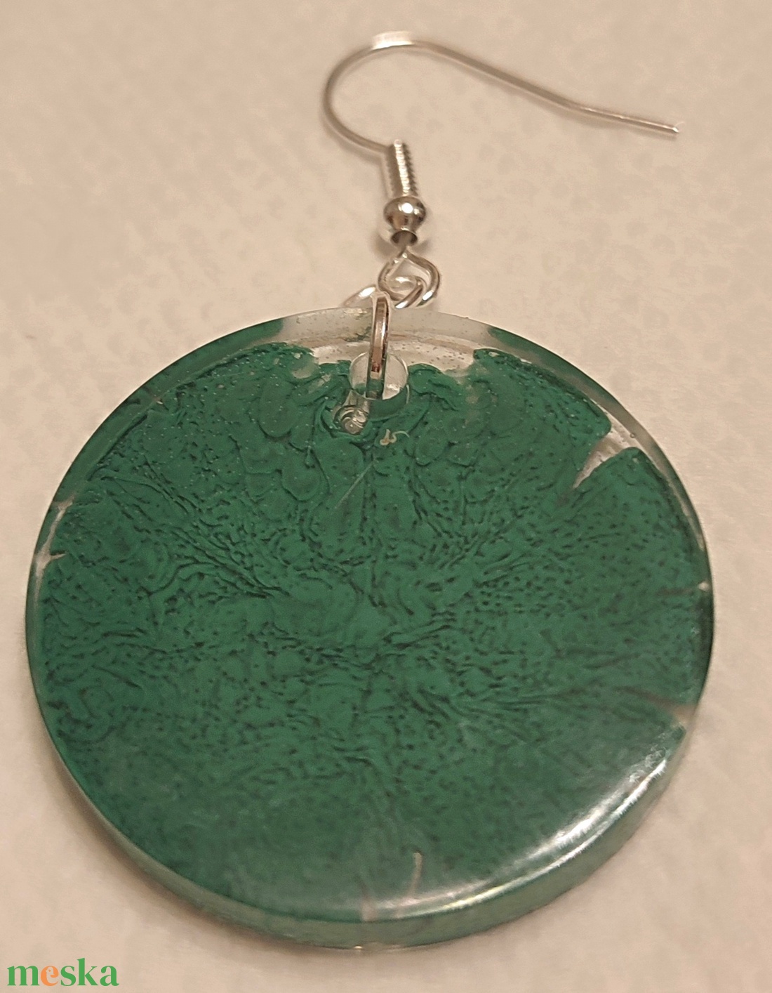 Gyanta fülbevaló  - ékszer - fülbevaló - fülékszer - Meska.hu