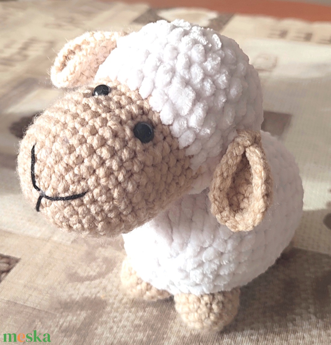 AKCIÓ!!! Horgolt bárány - játék & sport - plüssállat & játékfigura - plüss bárány - Meska.hu