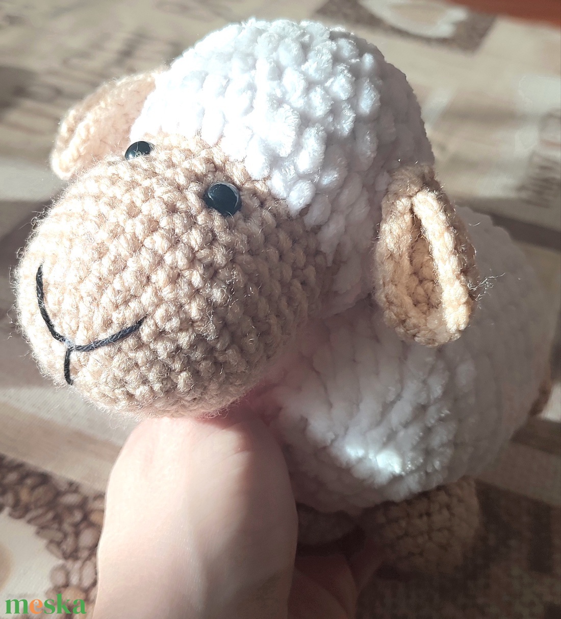 AKCIÓ!!! Horgolt bárány - játék & sport - plüssállat & játékfigura - plüss bárány - Meska.hu