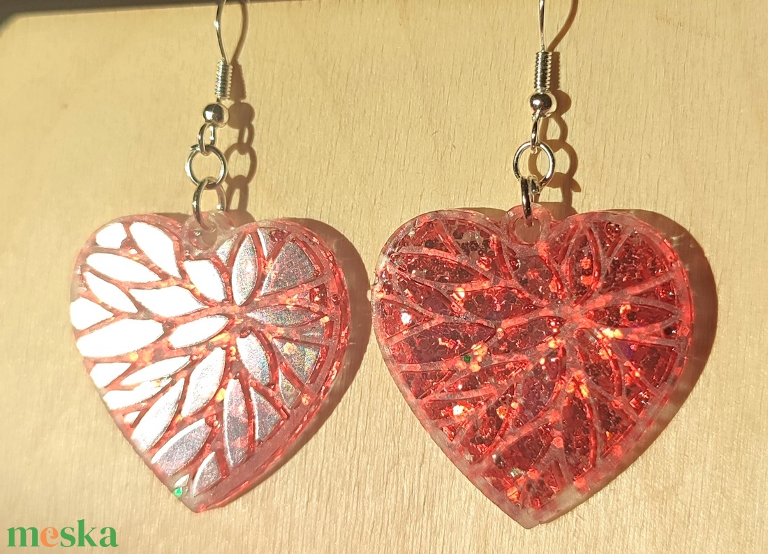 Gyanta fülbevaló  - ékszer - fülbevaló - fülékszer - Meska.hu