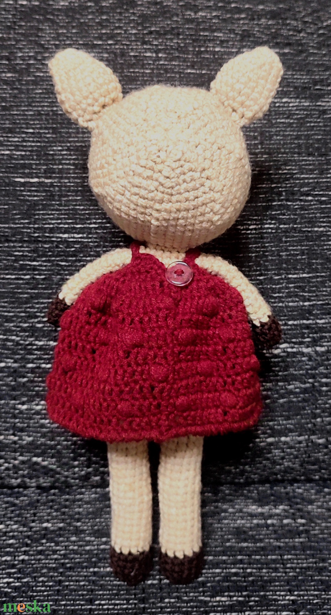 AKCIÓ!!! Horgolt kislány őzike - játék & sport - plüssállat & játékfigura - más figura - Meska.hu