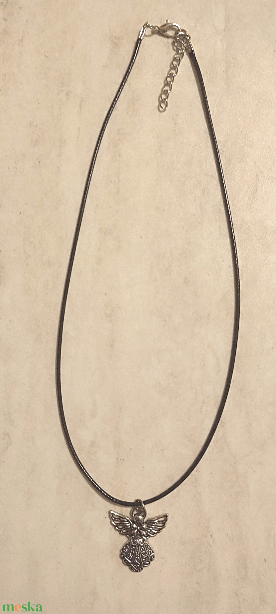 Angyalkás nyaklánc  - ékszer - nyaklánc - medál - Meska.hu