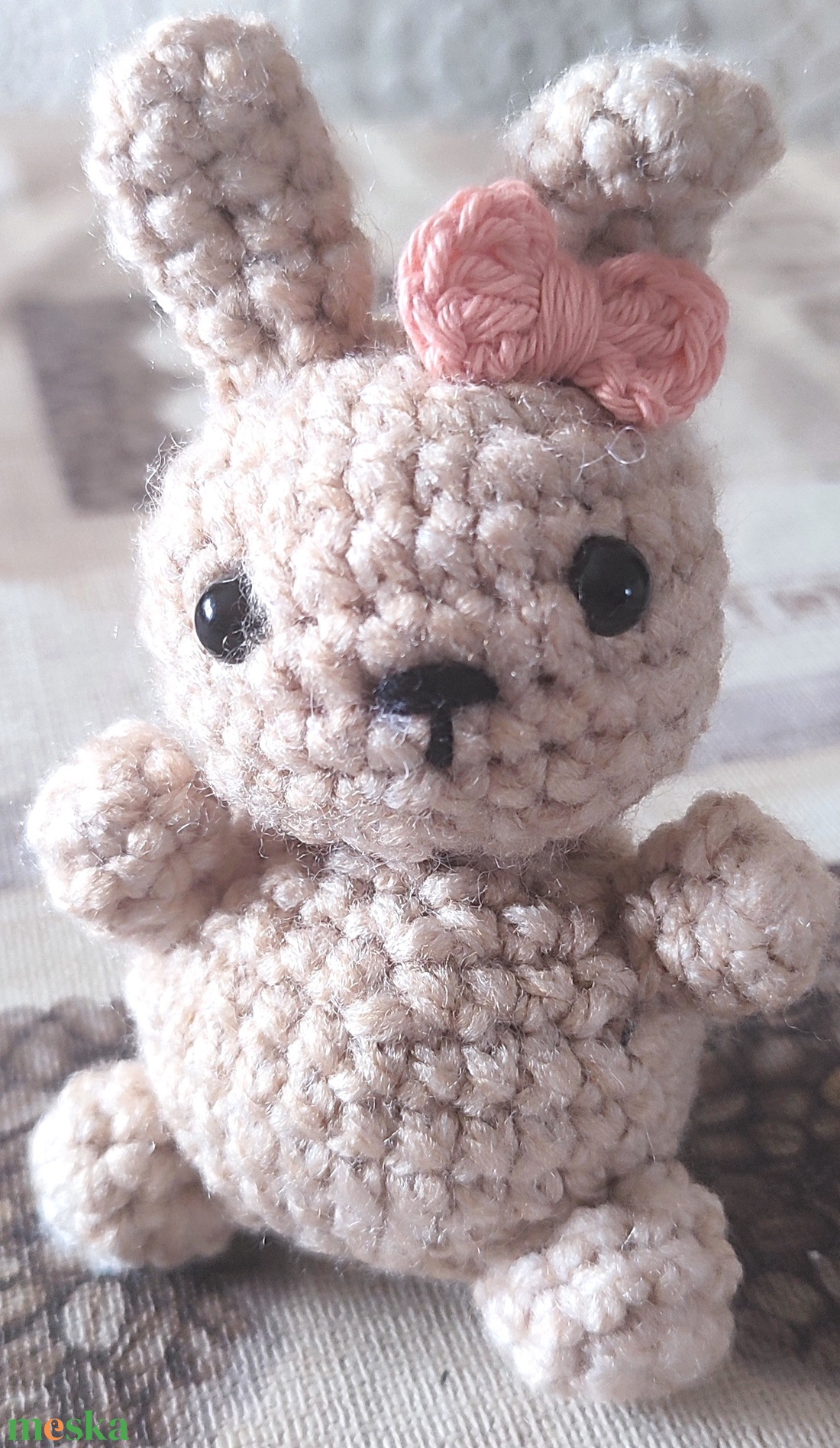 Horgolt nyuszi  - játék & sport - plüssállat & játékfigura - nyuszi - Meska.hu