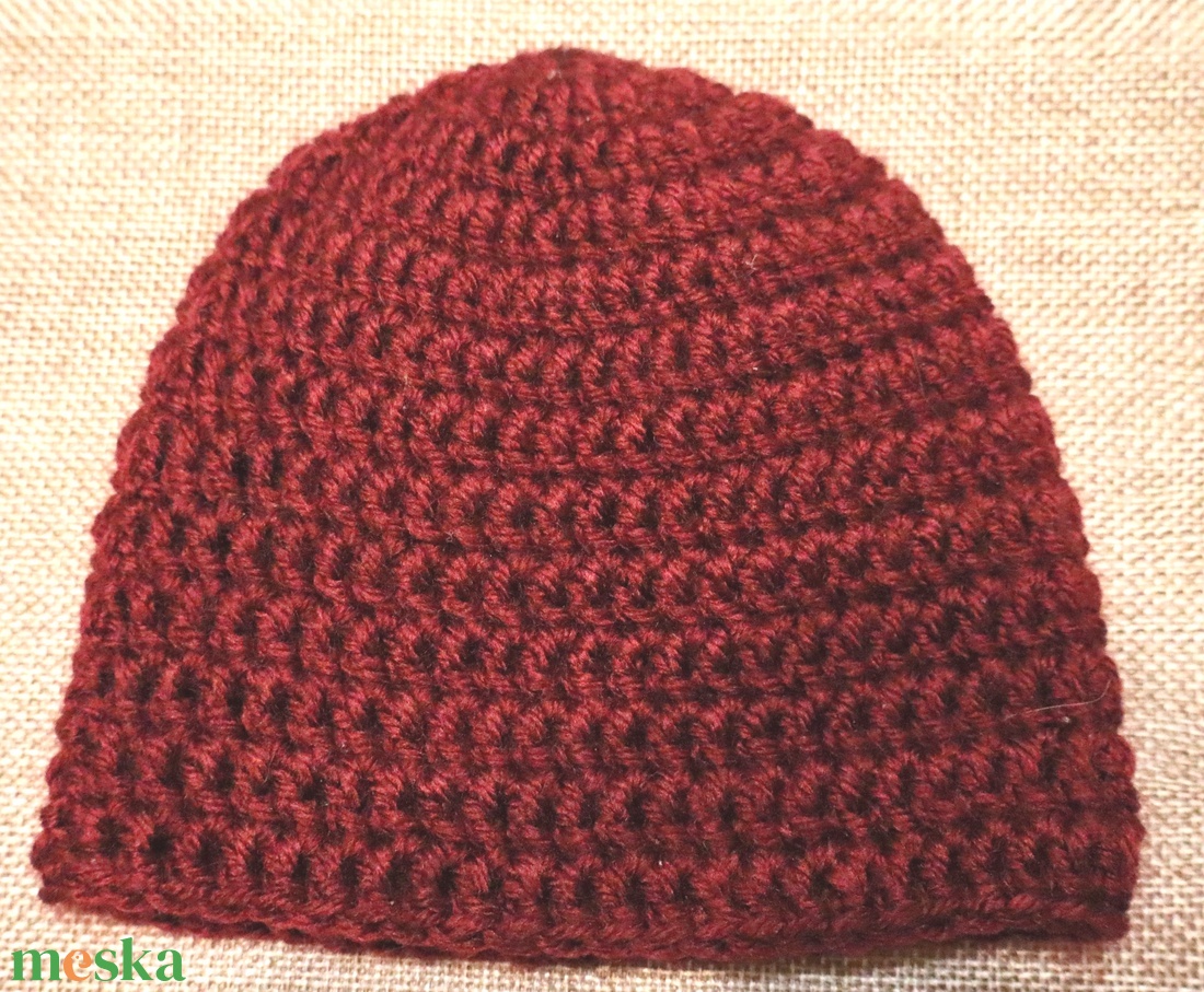 Horgolt babasapka - baba - mama - babaruházat - babasapka - Meska.hu