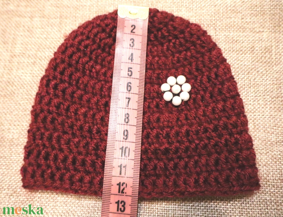 Horgolt babasapka - baba - mama - babaruházat - babasapka - Meska.hu