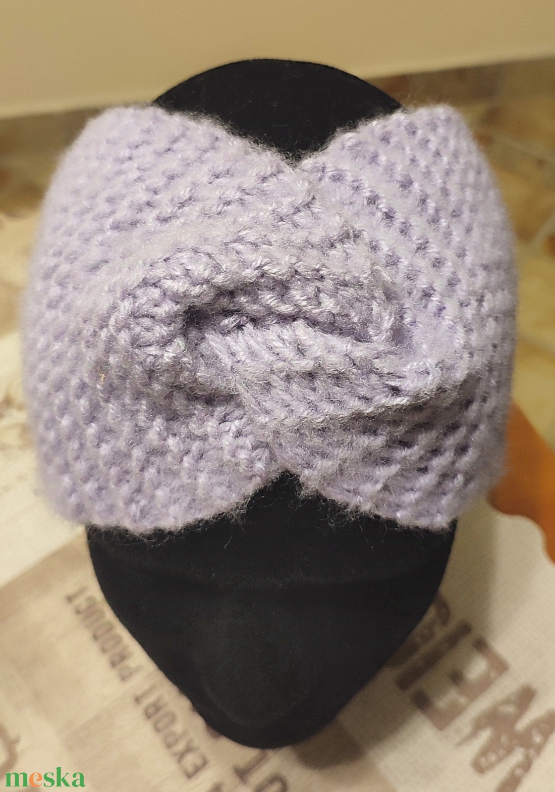 Kötött hajpánt/fejpánt/fülvédő  - ruha & divat - sál, sapka, kendő - fejpánt - Meska.hu