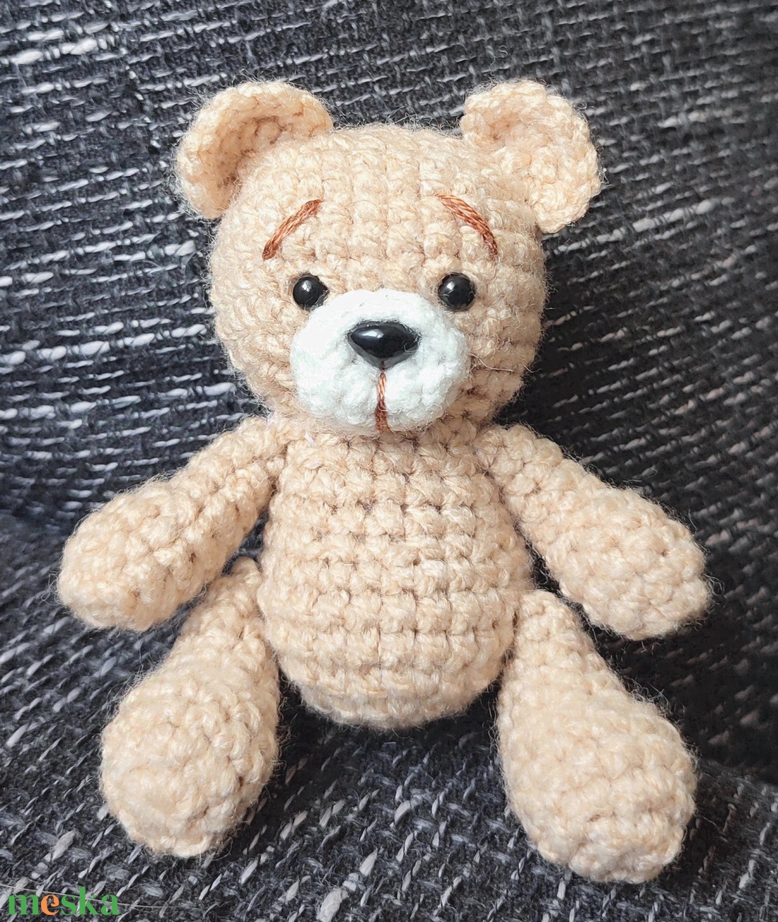 Horgolt maci - játék & sport - plüssállat & játékfigura - maci - Meska.hu