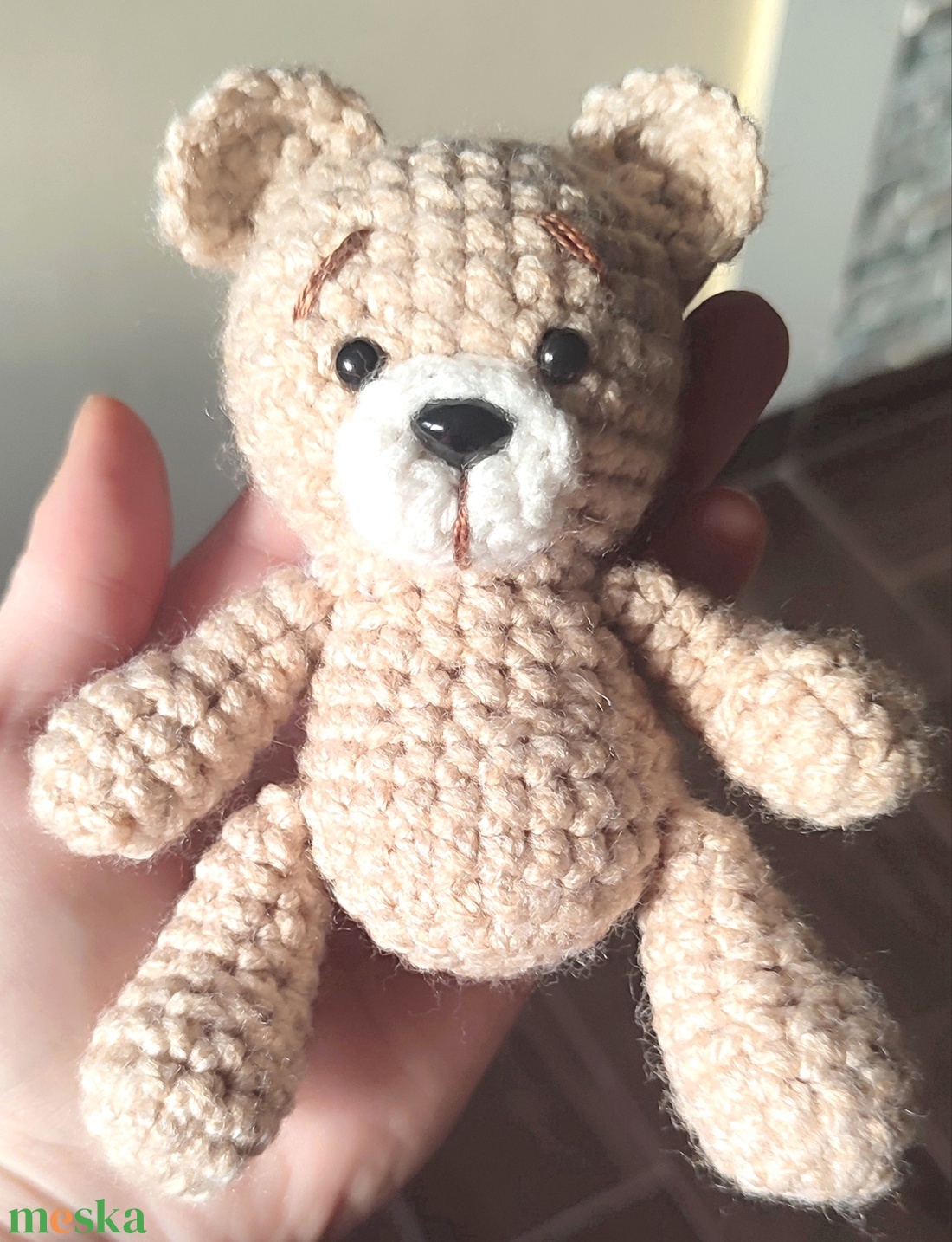 Horgolt maci - játék & sport - plüssállat & játékfigura - maci - Meska.hu