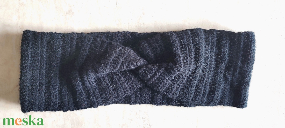 Horgolt fejpánt - ruha & divat - sál, sapka, kendő - fejpánt - Meska.hu