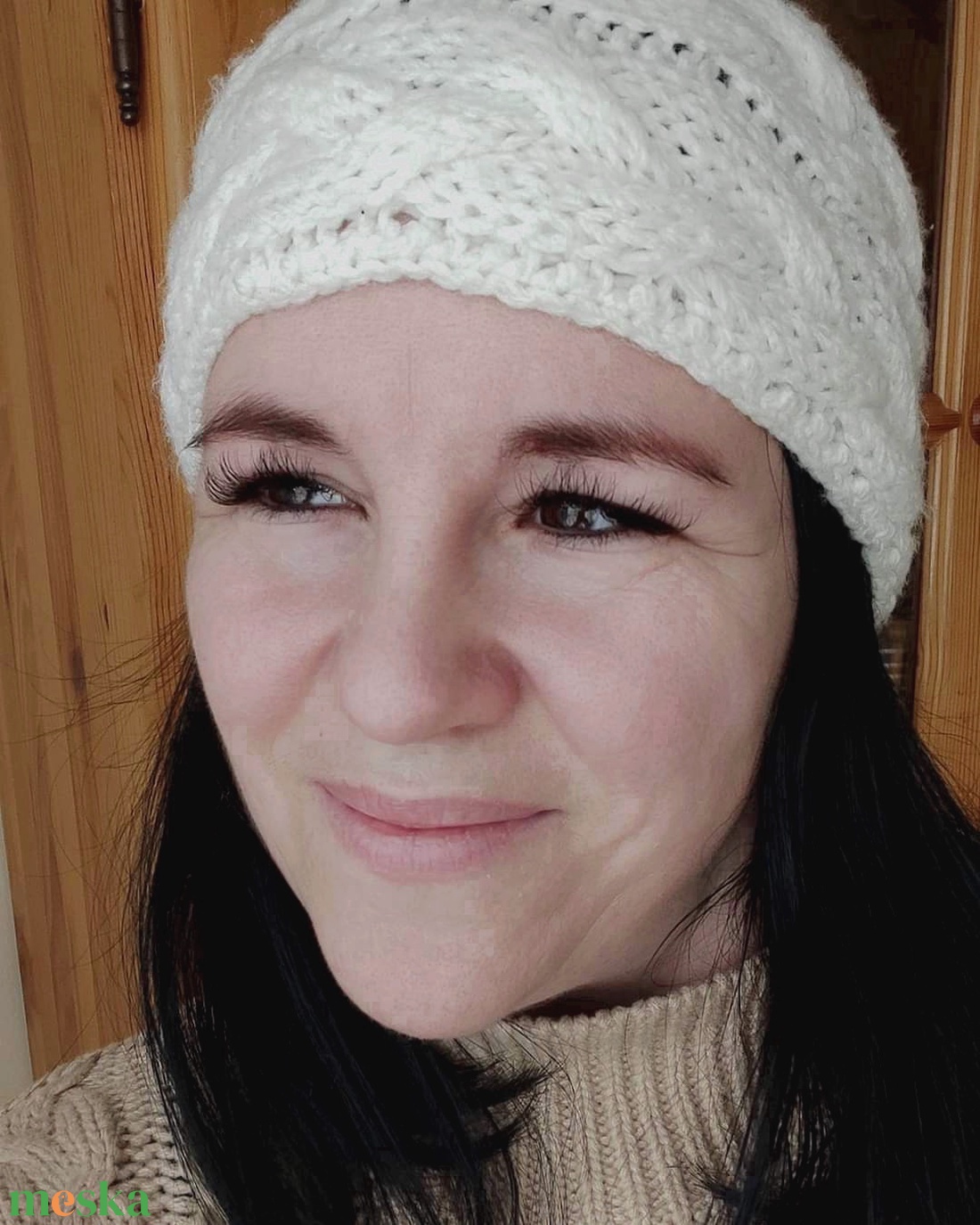 Kötött fejpánt  - ruha & divat - sál, sapka, kendő - fejpánt - Meska.hu