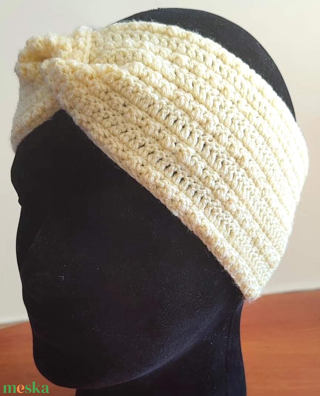 Horgolt fejpánt  - ruha & divat - sál, sapka, kendő - fejpánt - Meska.hu