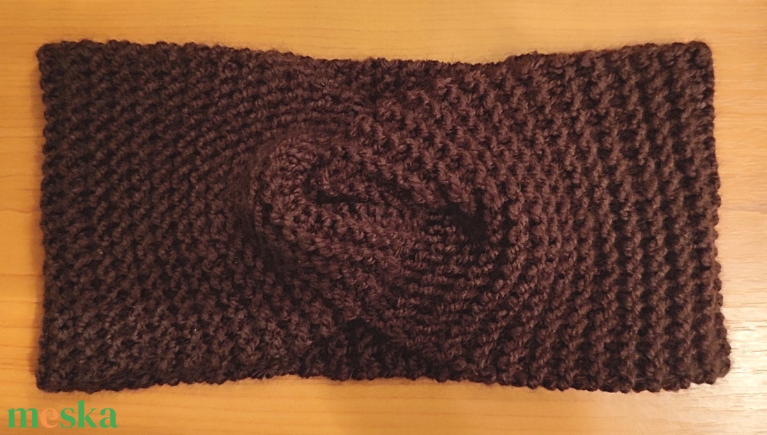 Kötött csavart fejpánt  - ruha & divat - sál, sapka, kendő - fejpánt - Meska.hu