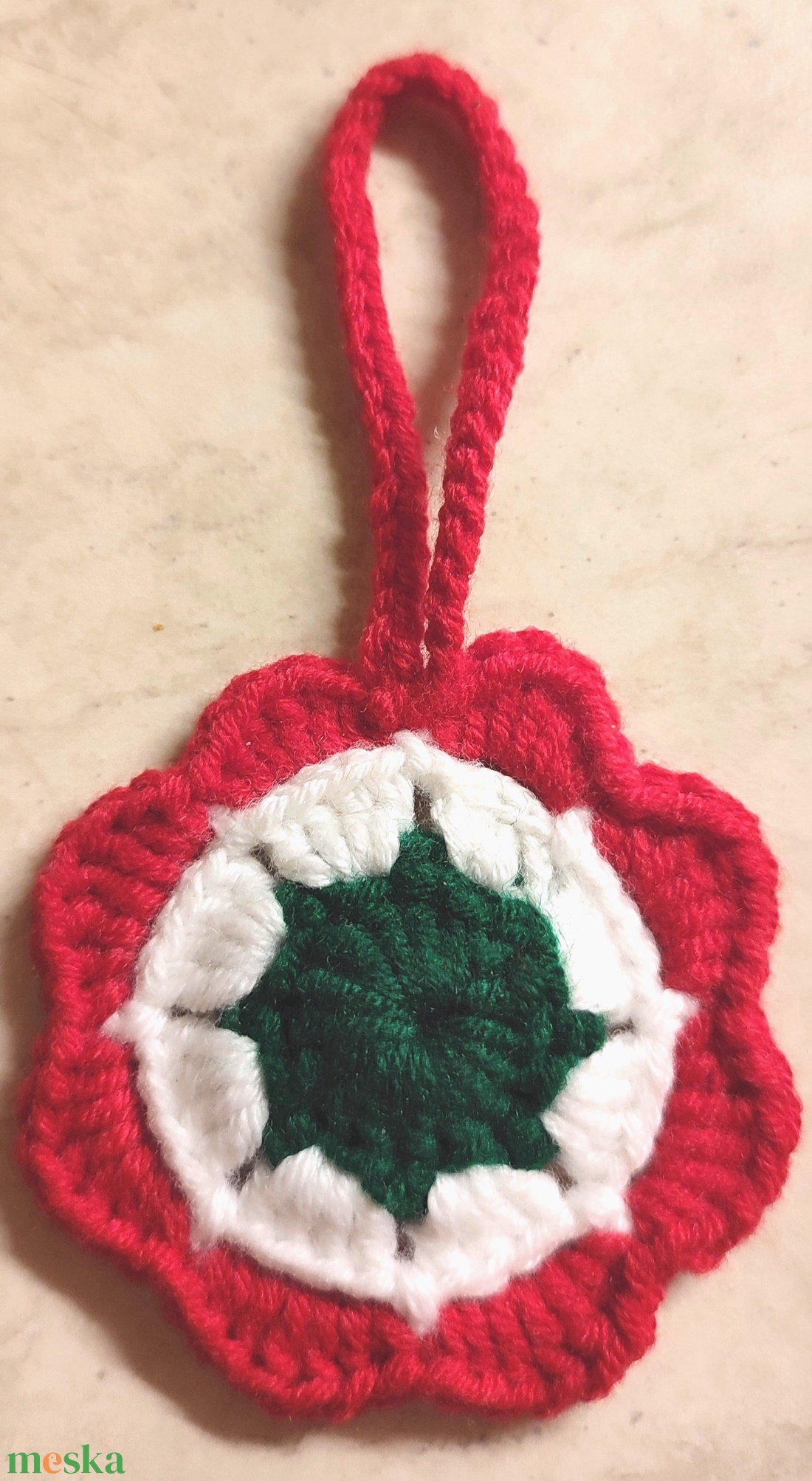 Horgolt dekoráció  - otthon & életmód - dekoráció - ajtó- és ablak dekoráció - ajtódísz & kopogtató - Meska.hu