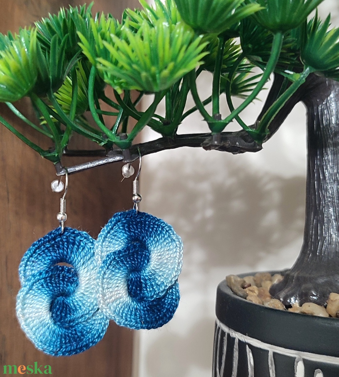 AKCIÓ!!! Horgolt fülbevalók - ékszer - fülbevaló - fülékszer - Meska.hu