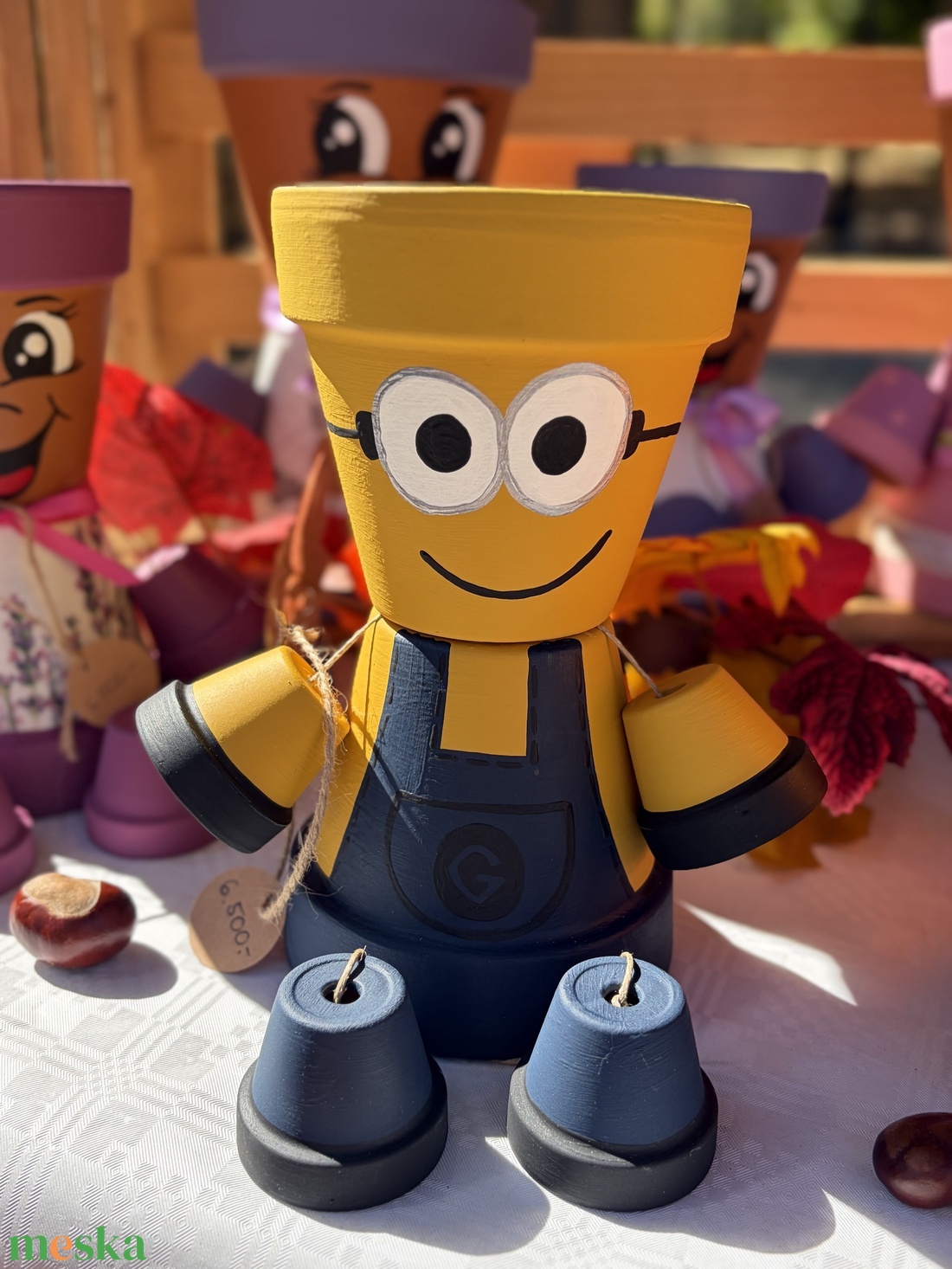 Minion cserépbaba - otthon & életmód - ház & kert - cserépbaba - Meska.hu