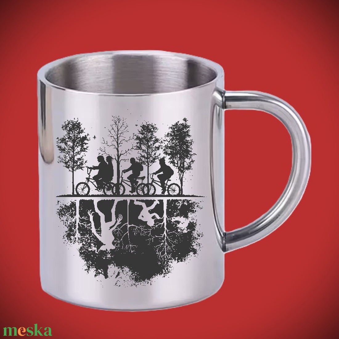 Stranger things rajongói bögre - otthon & életmód - konyhafelszerelés, tálalás - tálalás - bögre & csésze - Meska.hu