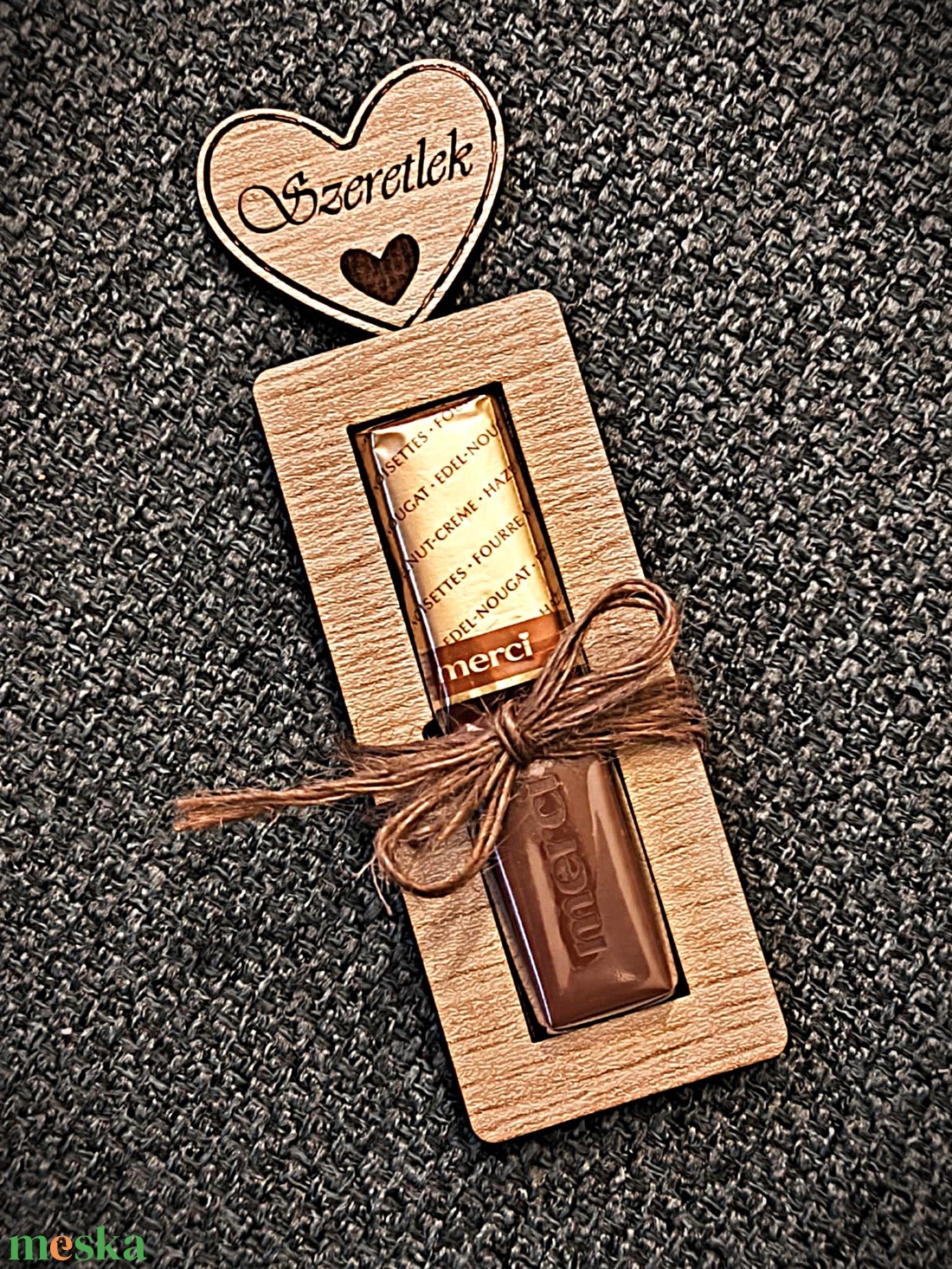 Valentin-napi csokitartó - otthon & életmód - dekoráció - dísztárgy - Meska.hu