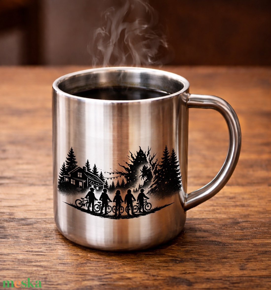 Stranger things rajongói bögre - otthon & életmód - konyhafelszerelés, tálalás - tálalás - bögre & csésze - Meska.hu