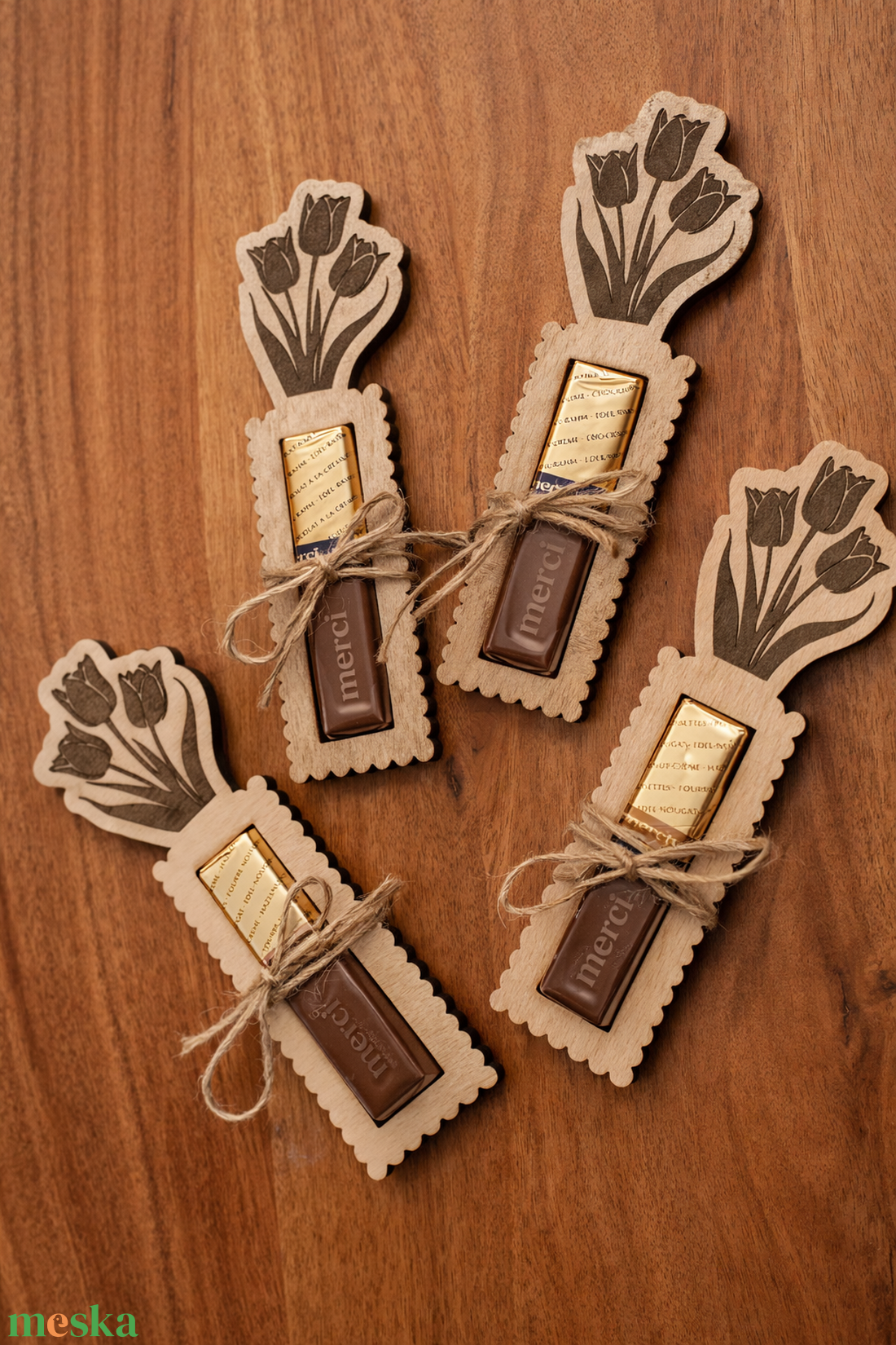 Nőnapi Merci csokitartó - otthon & életmód - dekoráció - dísztárgy - Meska.hu