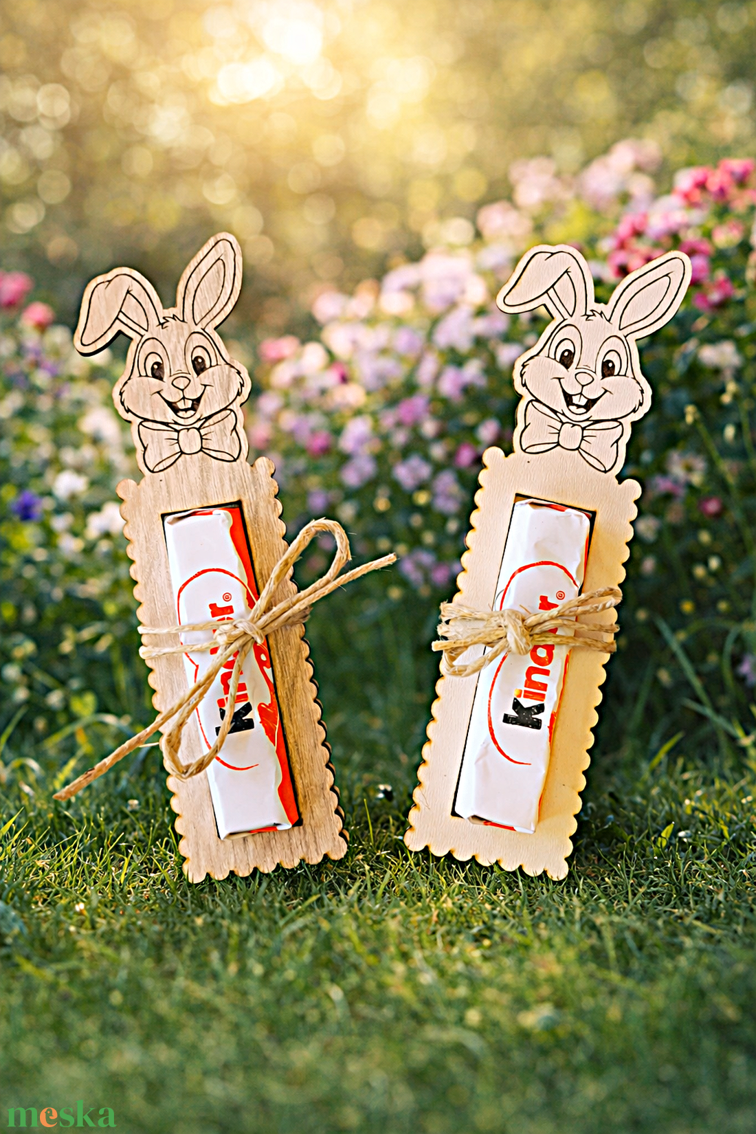 Húsvéti nyuszis csokitartó - otthon & életmód - dekoráció - dísztárgy - Meska.hu