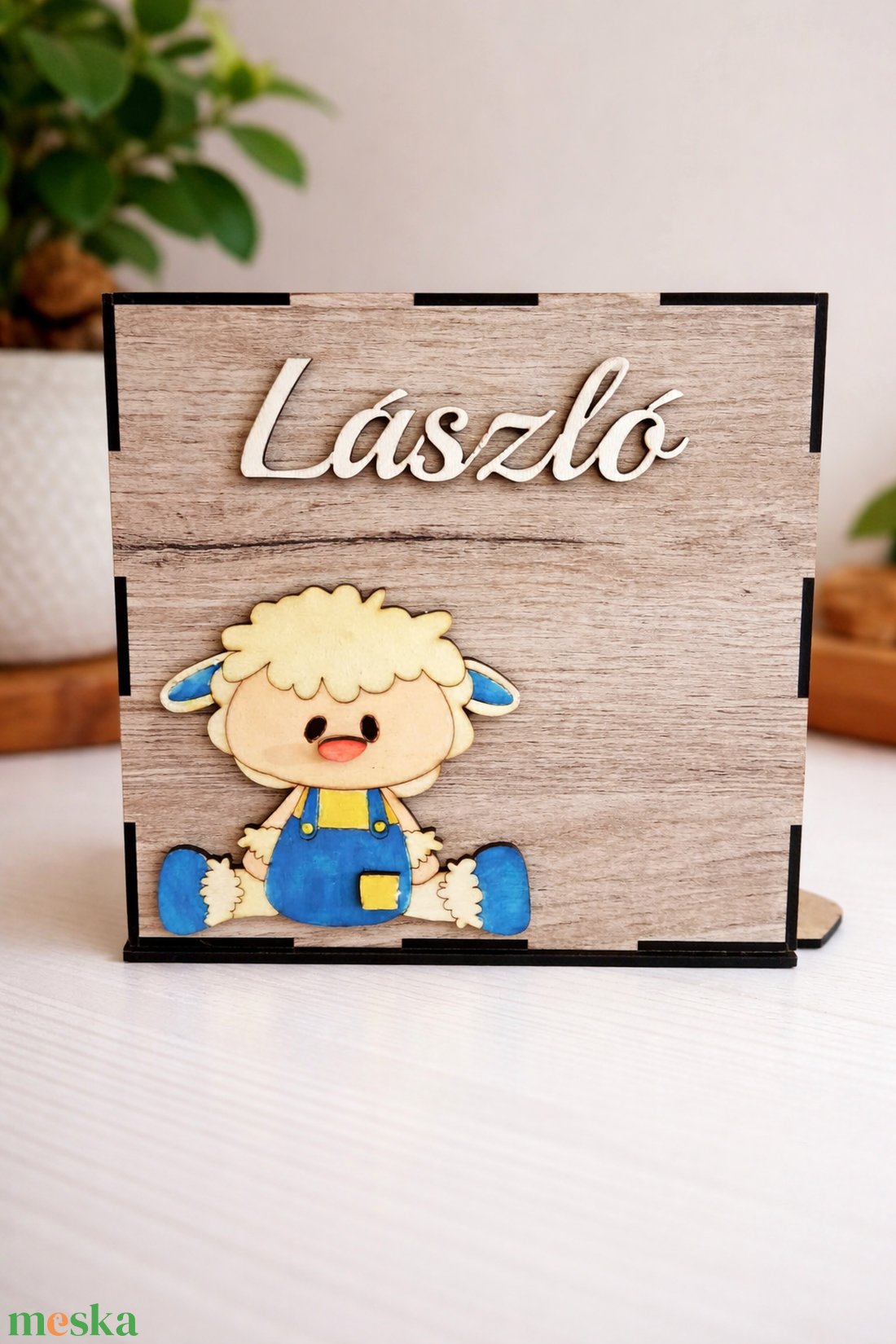 Névre szóló malacpersely - baba - mama - babaszoba dekoráció - gyerek névtábla - Meska.hu