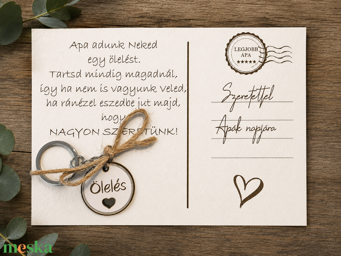 Apák napi ajándék  - táska & tok - kulcstartó & táskadísz - kulcstartó - Meska.hu