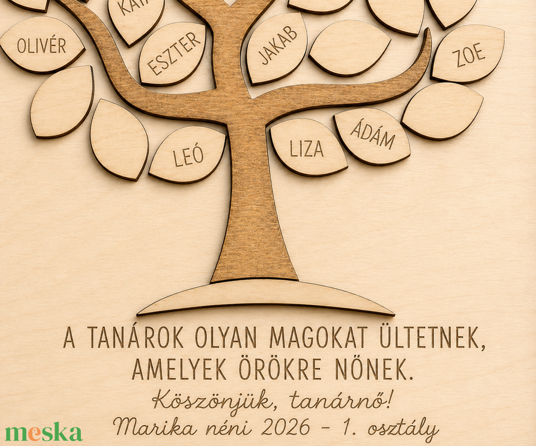 Ballagási ajándék - otthon & életmód - dekoráció - asztal és polc dekoráció - gravírozott táblák - Meska.hu