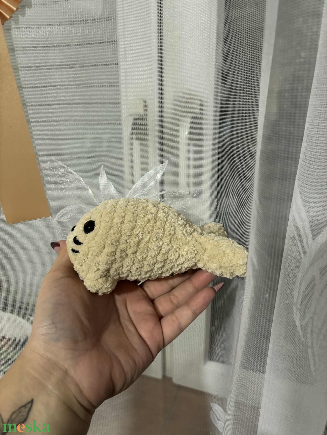 Horgolt fóka (Brownie) - játék & sport - plüssállat & játékfigura - más figura - Meska.hu