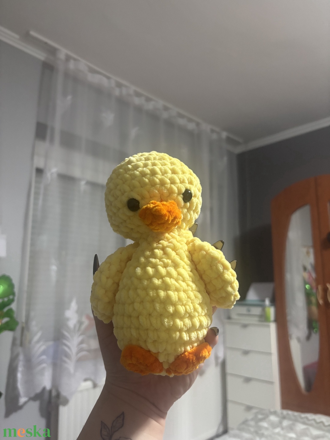 Horgolt Kacsa - játék & sport - plüssállat & játékfigura - plüss mesefigurák - Meska.hu