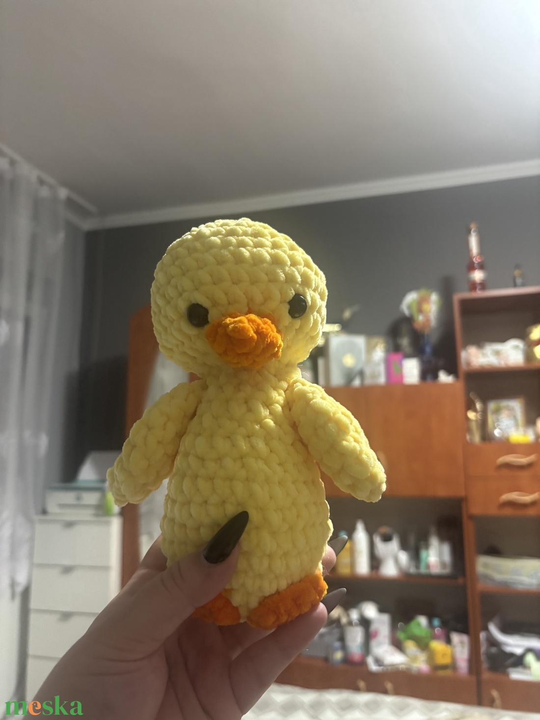 Horgolt Kacsa - játék & sport - plüssállat & játékfigura - plüss mesefigurák - Meska.hu