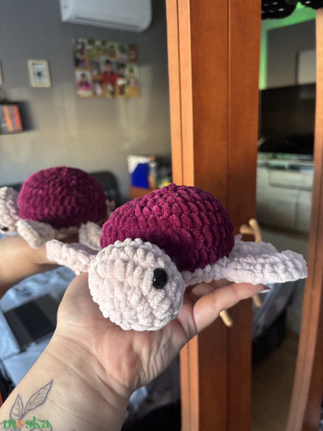 Horgolt teknős  - játék & sport - plüssállat & játékfigura - más figura - Meska.hu