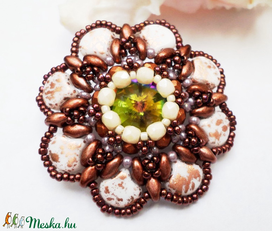 Japánbirs bross - ékszer - kitűző és bross - kitűző - Meska.hu Japánbirs bross - ékszer - kitűző és bross - kitűző - Meska.hu