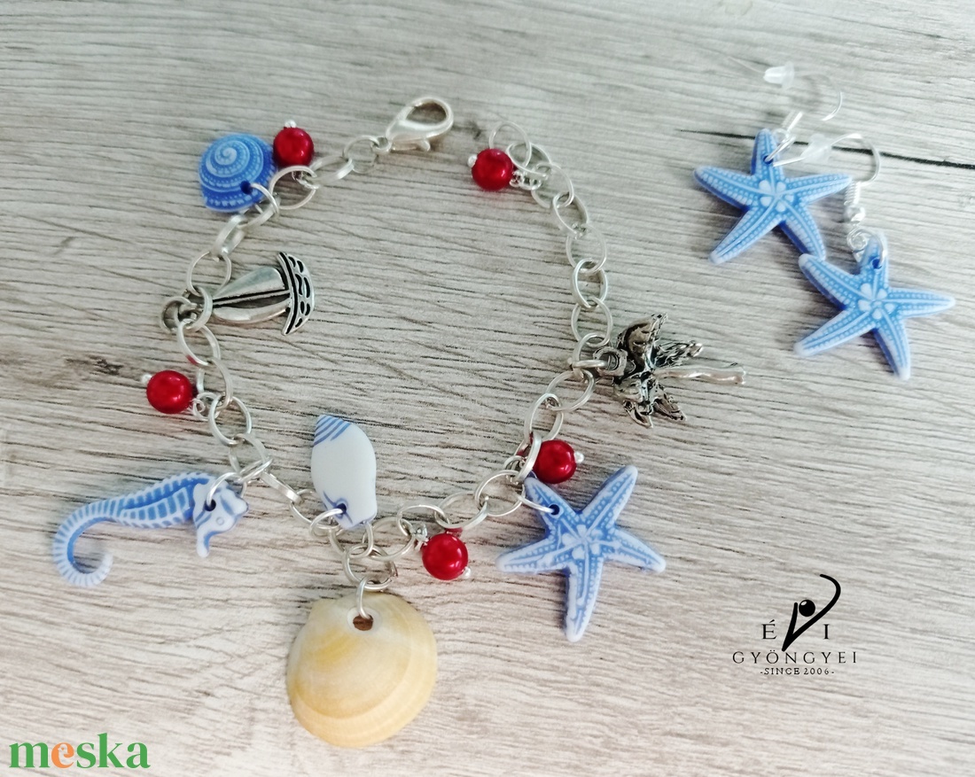 TENGERPART KARKÖTŐ - ékszer - karkötő - charm karkötő - Meska.hu TENGERPART KARKÖTŐ - ékszer - karkötő - charm karkötő - Meska.hu