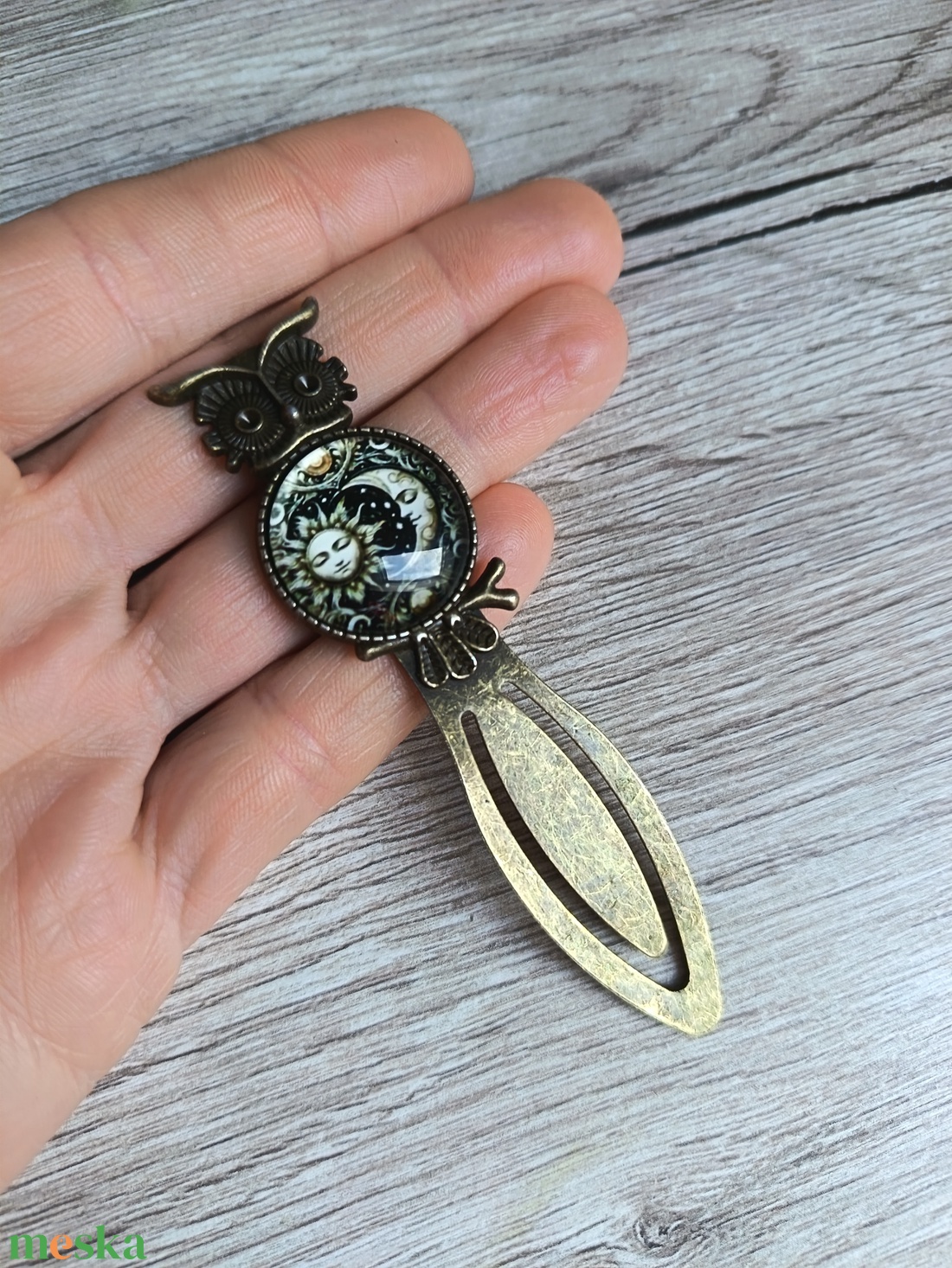 Bagoly nap-hold könyvjelző - könyv & zene - könyvjelző - Meska.hu