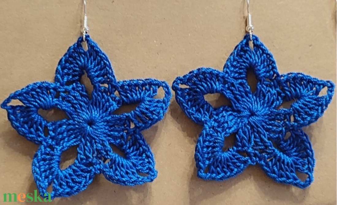 Horgolt fülbevalók - ékszer - fülbevaló - fülékszer - Meska.hu