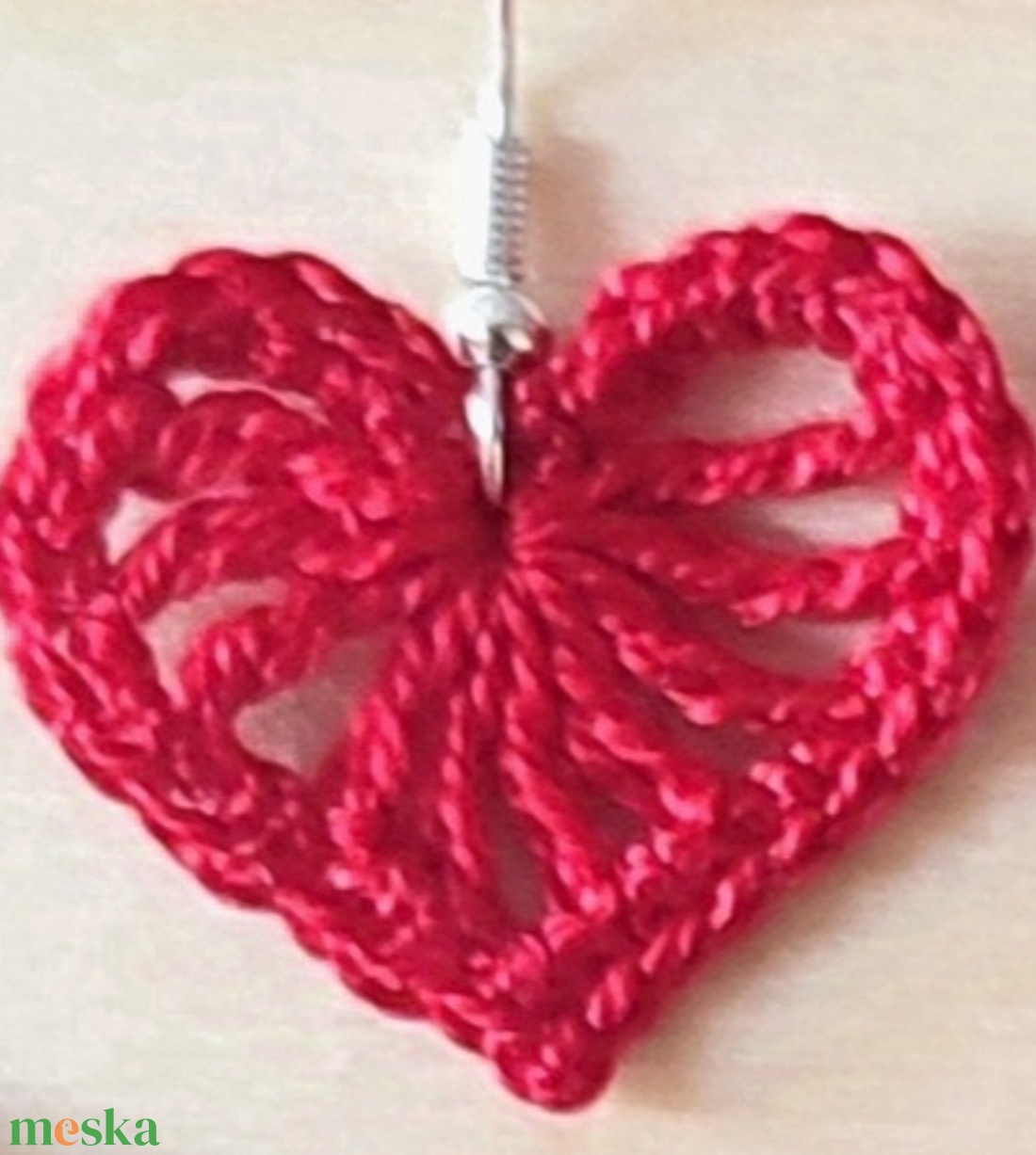 Horgolt fülbevaló  - ékszer - fülbevaló - fülékszer - Meska.hu