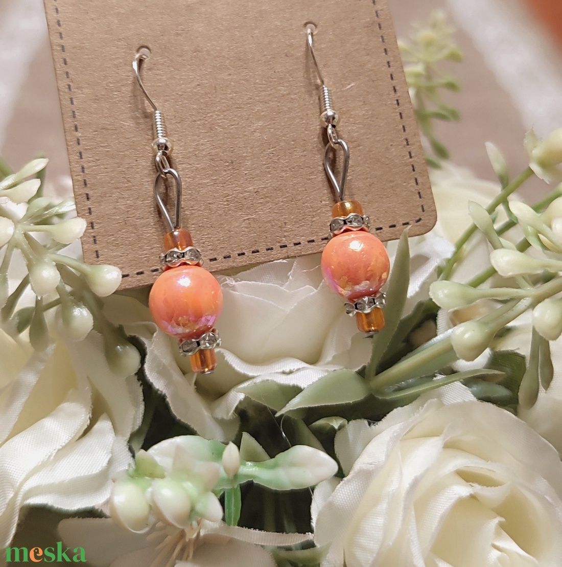 Gyöngyös fülbevaló  - ékszer - fülbevaló - fülékszer - Meska.hu