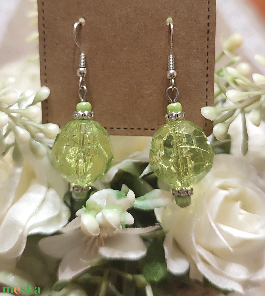 Gyöngyös fülbevaló  - ékszer - fülbevaló - fülékszer - Meska.hu