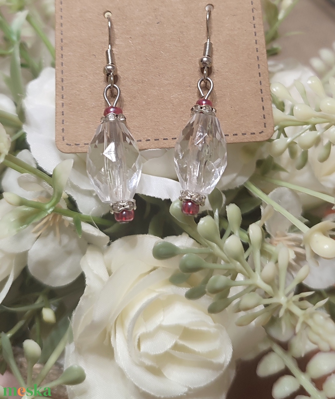 Gyöngyös fülbevaló  - ékszer - fülbevaló - fülékszer - Meska.hu