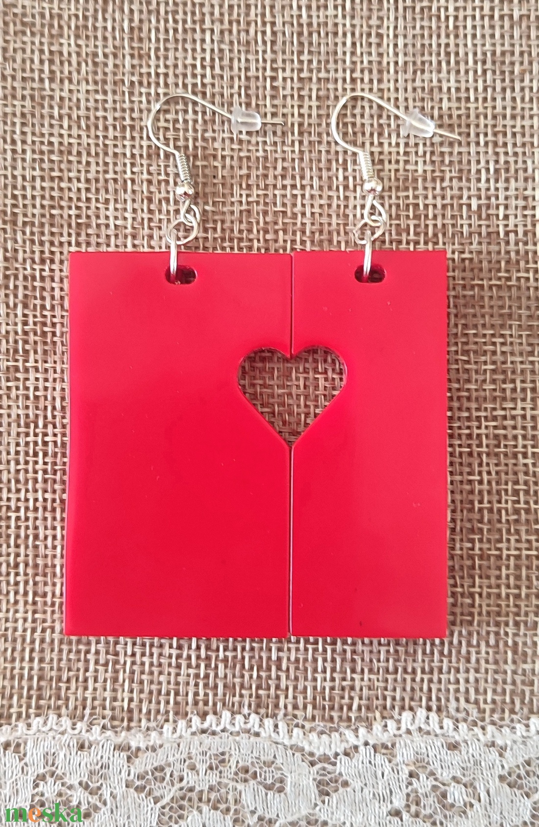 Gyanta fülbevaló  - ékszer - fülbevaló - fülékszer - Meska.hu