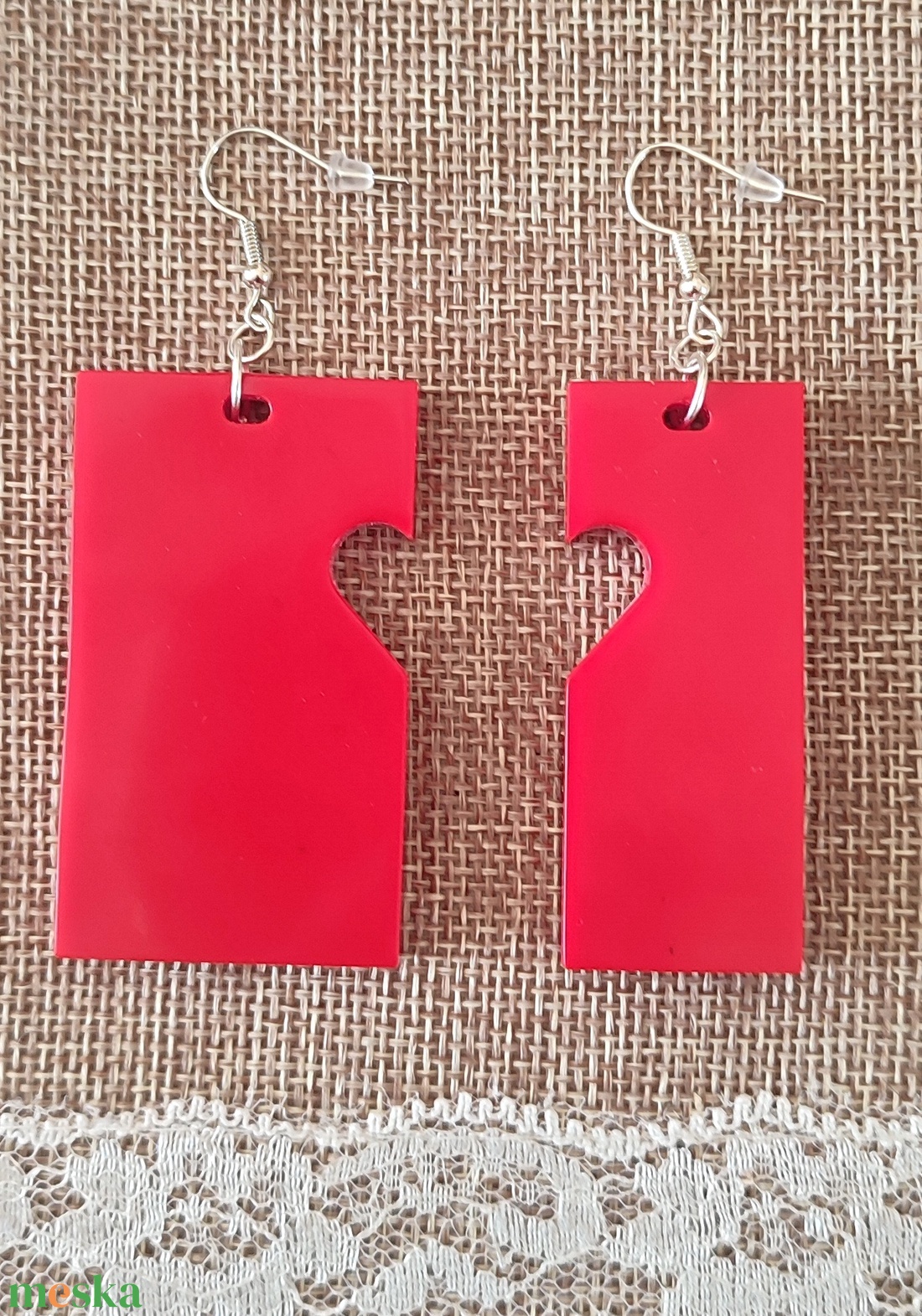 Gyanta fülbevaló  - ékszer - fülbevaló - fülékszer - Meska.hu