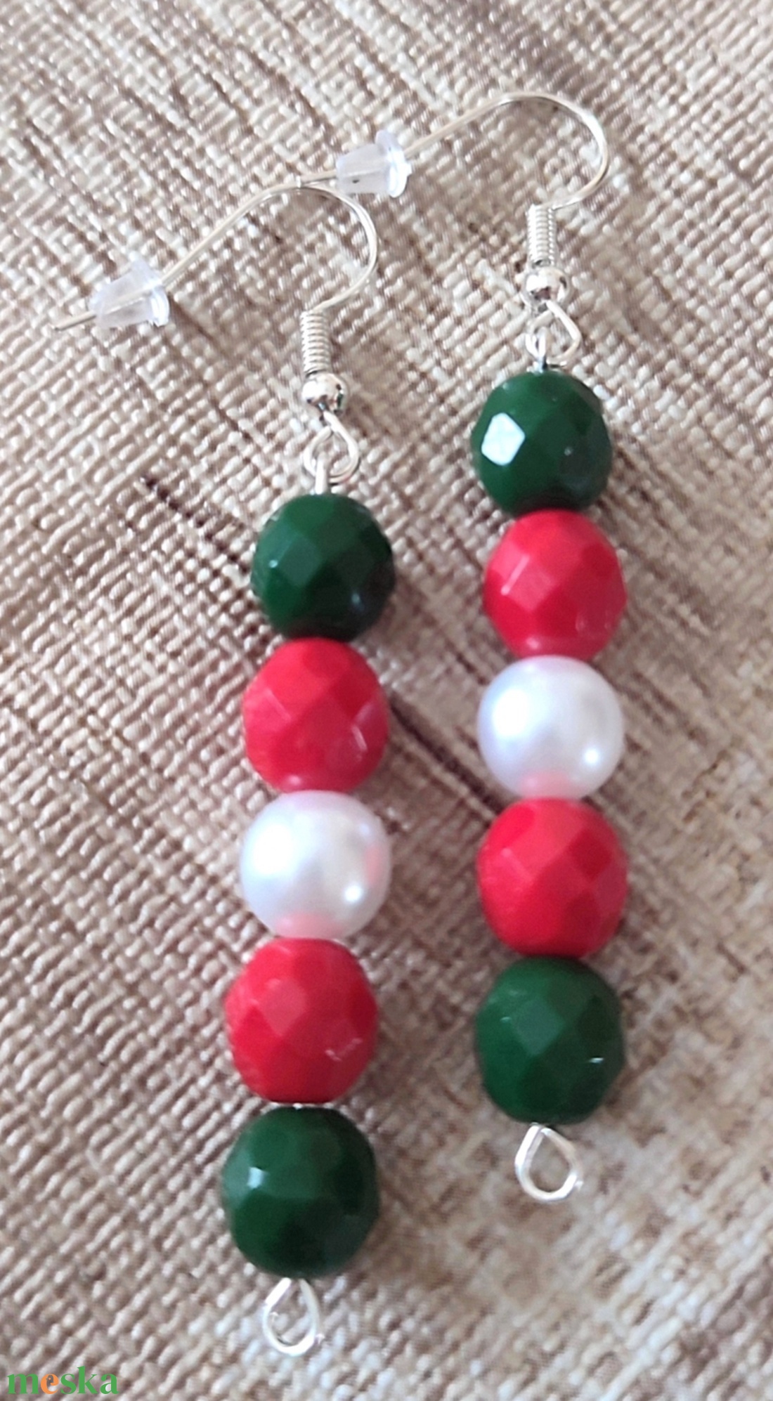 Gyöngyös fülbevalók - ékszer - fülbevaló - fülékszer - Meska.hu