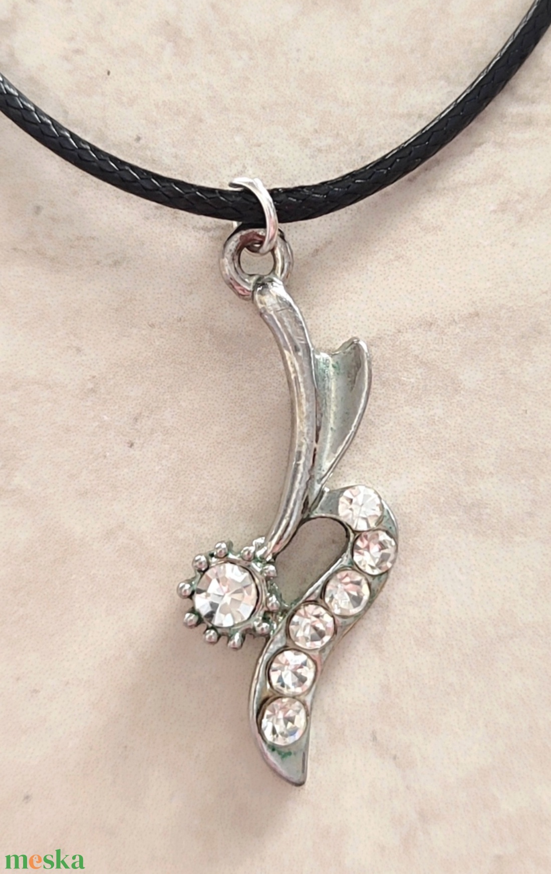 Nyaklánc köves medállal - ékszer - nyaklánc - medál - Meska.hu