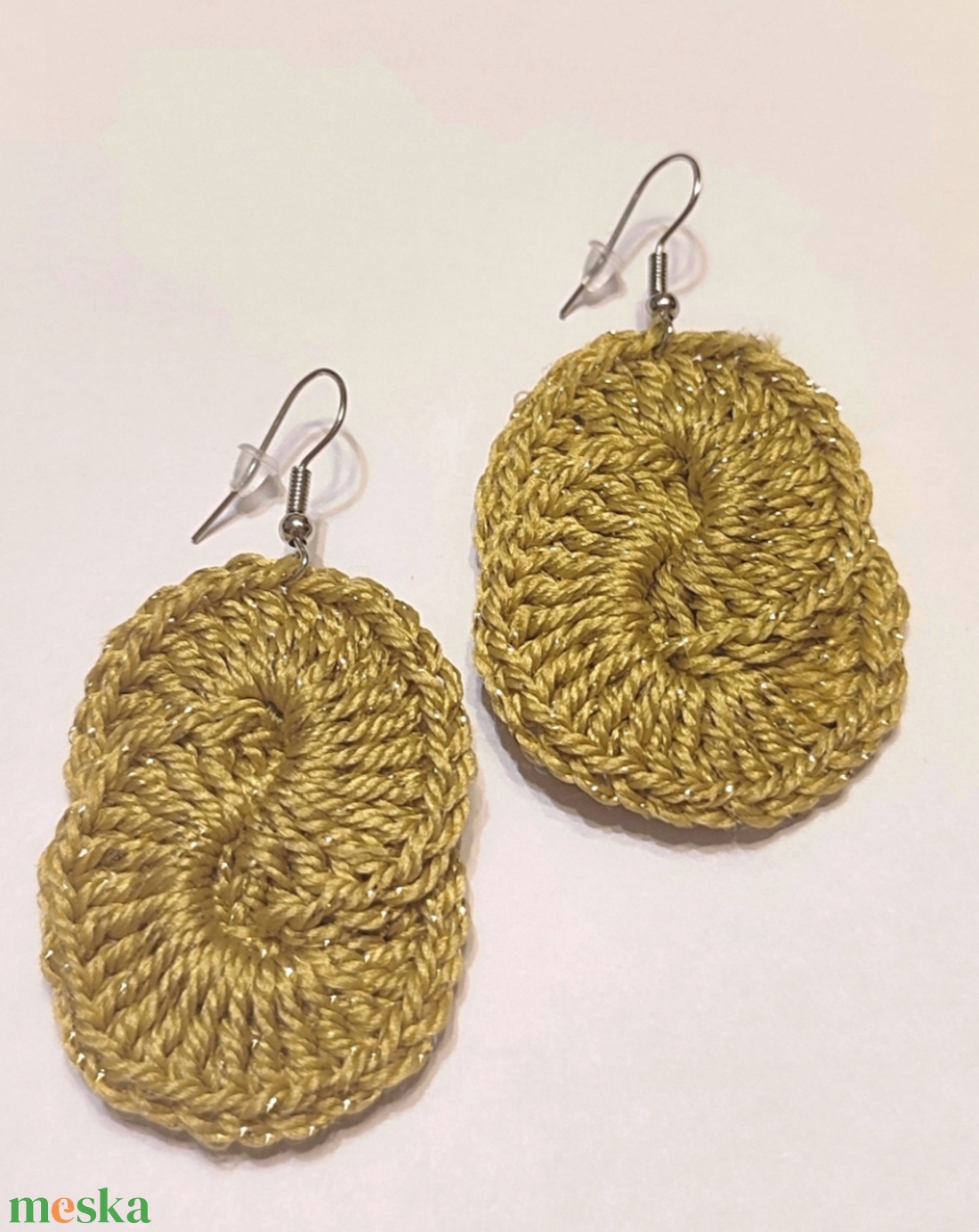 Horgolt fülbevaló  - ékszer - fülbevaló - fülékszer - Meska.hu