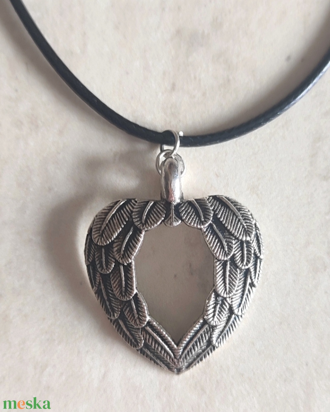 Szív nyaklánc  - ékszer - nyaklánc - medál - Meska.hu