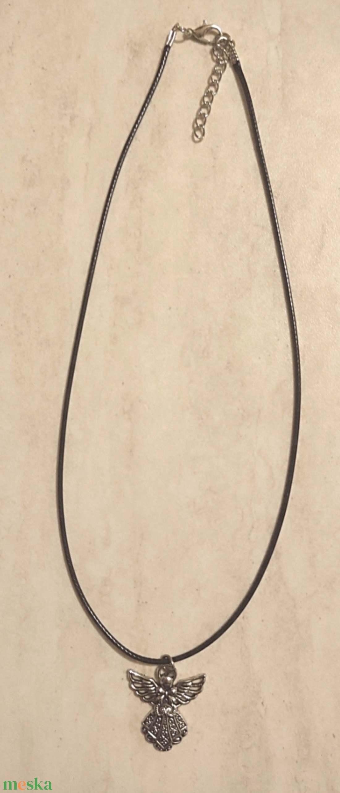 Angyalkás nyaklánc  - ékszer - nyaklánc - medál - Meska.hu