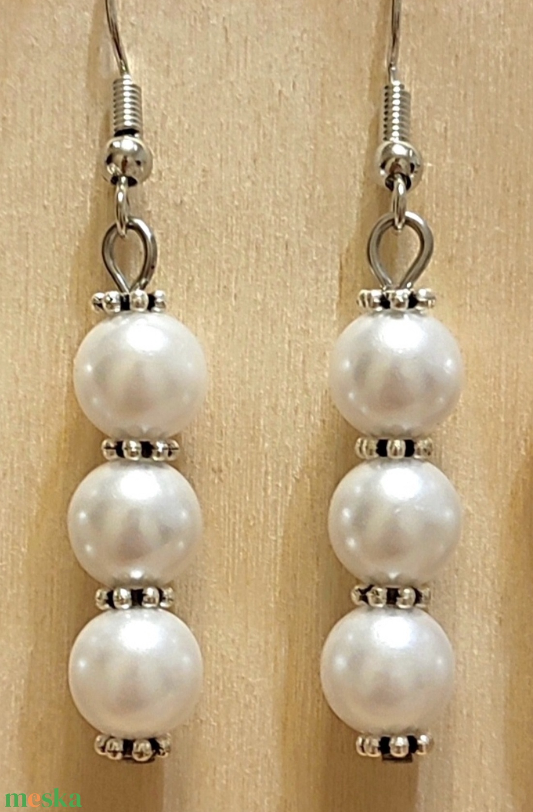 Gyöngyös fülbevaló  - ékszer - fülbevaló - fülékszer - Meska.hu