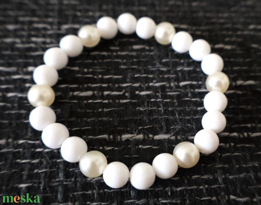 Gyöngyös karkötő  - ékszer - karkötő - gyöngyös karkötő - Meska.hu