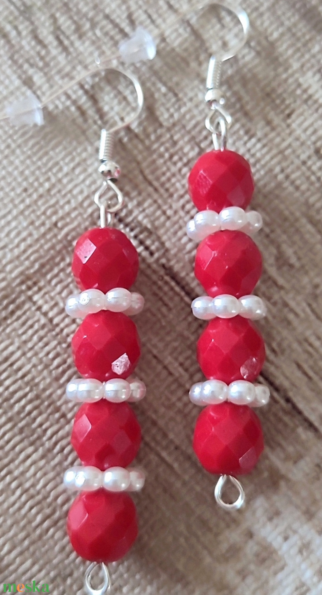 Gyöngyös fülbevalók - ékszer - fülbevaló - fülékszer - Meska.hu