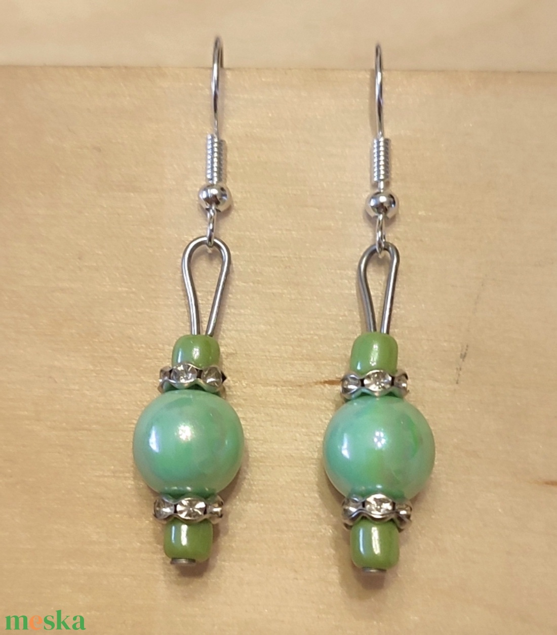 Gyöngyös fülbevalók - ékszer - fülbevaló - fülékszer - Meska.hu